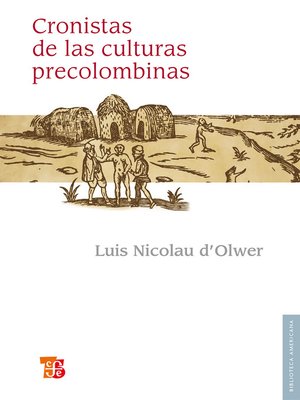 cover image of Cronistas de las culturas precolombinas